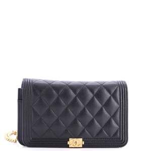Chanel Boy Wallet On Chain Quilted #255399C38B